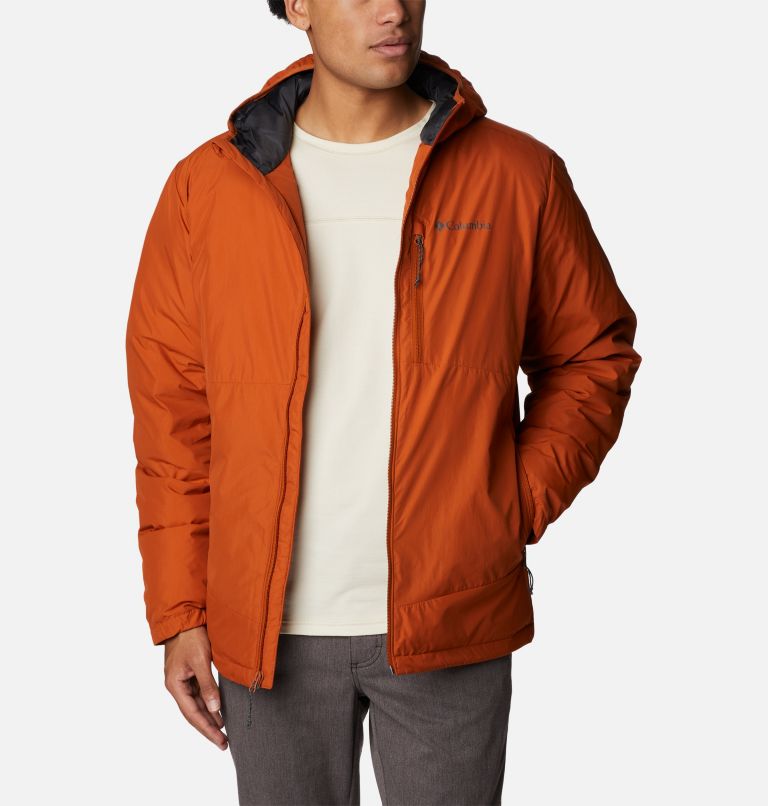 Thumbnail: Men's Reno Ridge Hooded Insulated Jacket, Color: Warm Copper, image 8