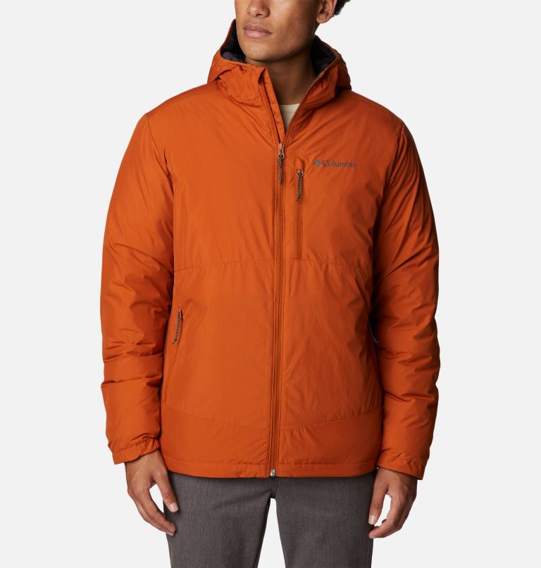 Thumbnail: Men's Reno Ridge Hooded Insulated Jacket, Color: Warm Copper, image 1