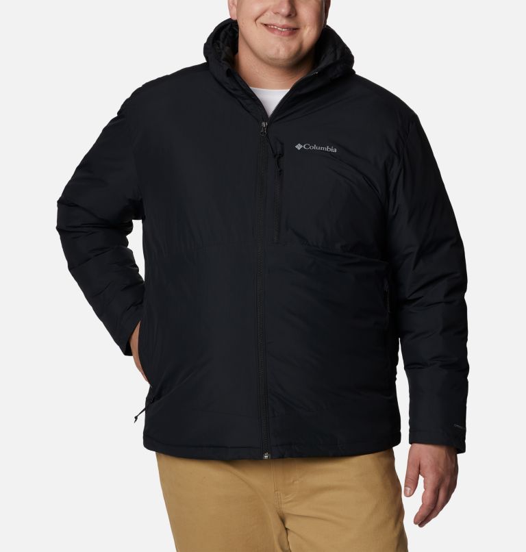 Thumbnail: Men's Reno Ridge Hooded Jacket - Big , Color: Black, image 1