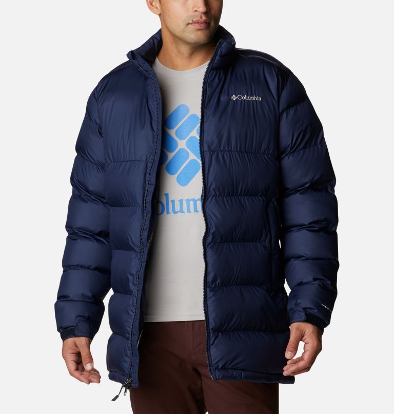 Thumbnail: Men's Pike Lake Mid Puffer Jacket, Color: Collegiate Navy, image 8