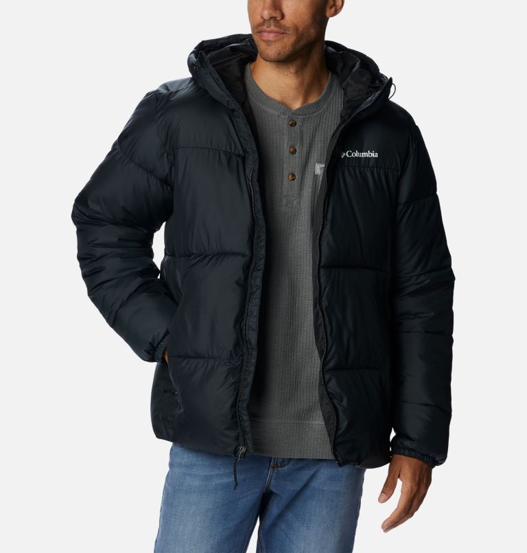 Men's Puffect Hooded Puffer Jacket, Color: Black, image 6
