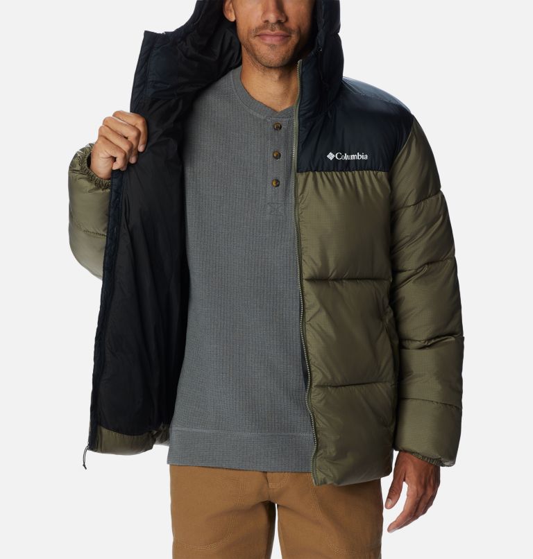 Thumbnail: Puffect Hooded Jacket | 397 | XS, Color: Stone Green, Black, image 5