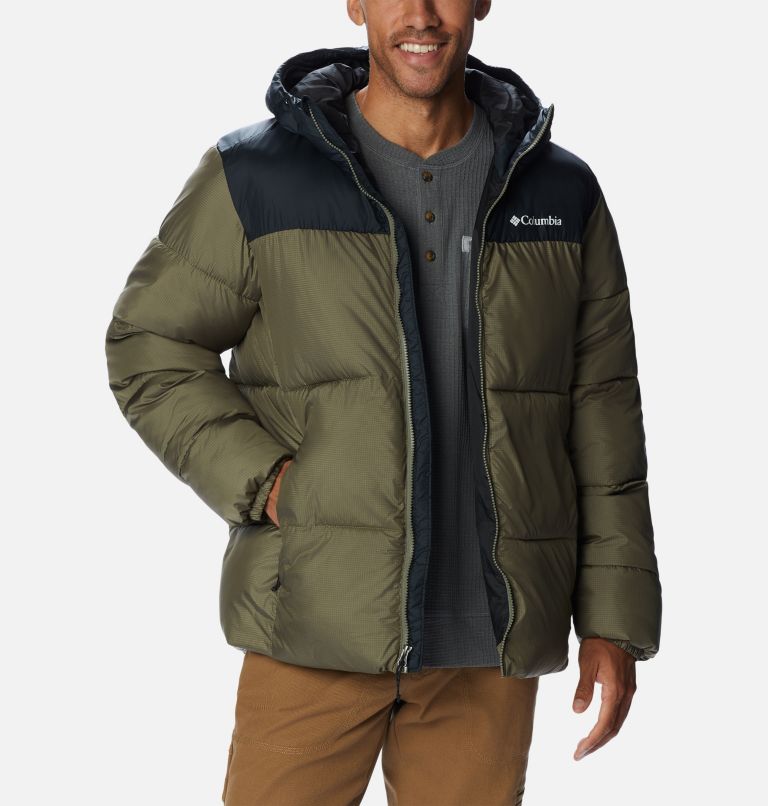 Thumbnail: Puffect Hooded Jacket | 397 | S, Color: Stone Green, Black, image 6