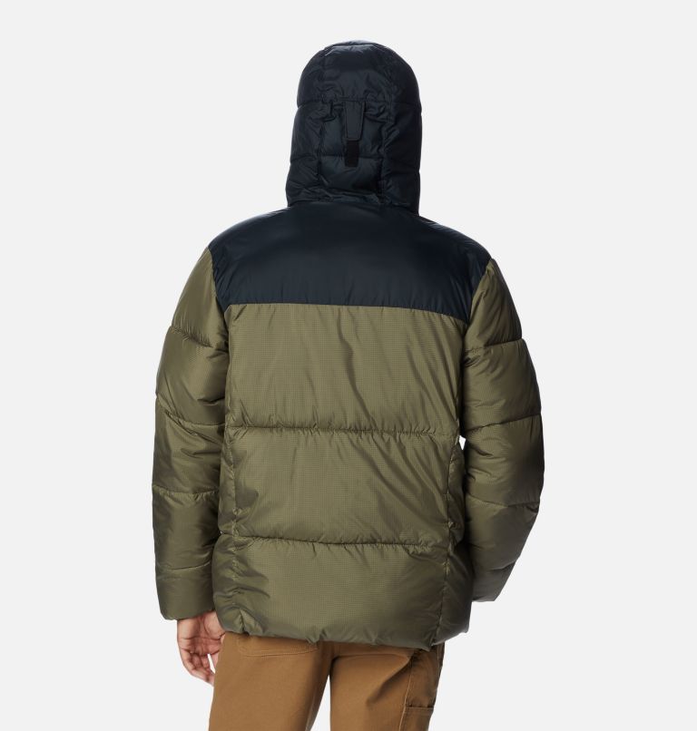 Thumbnail: Puffect Hooded Jacket | 397 | XS, Color: Stone Green, Black, image 2