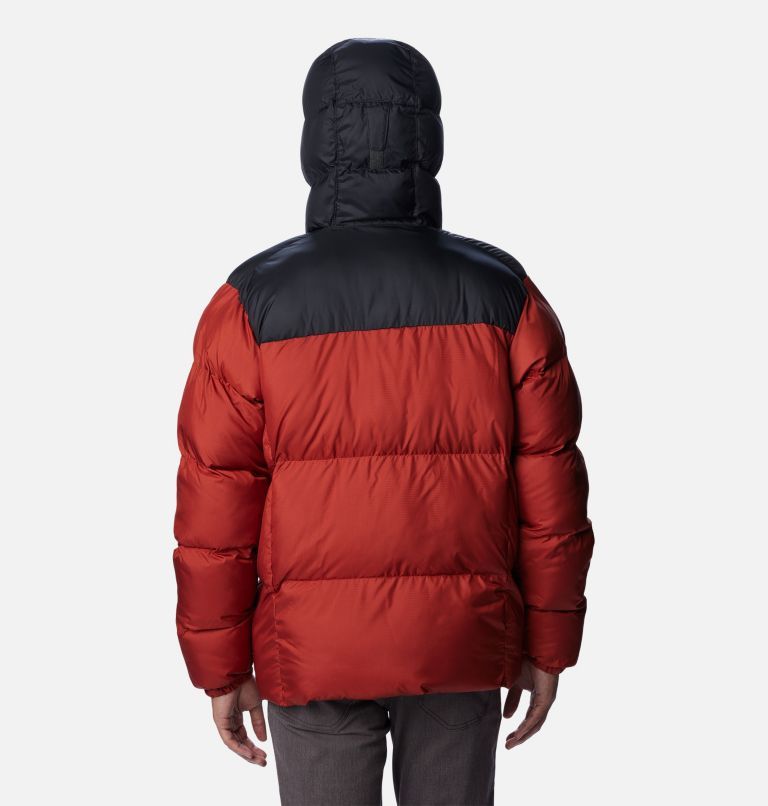 Thumbnail: Men's Puffect Hooded Puffer Jacket, Color: Warp Red, Shark, image 2