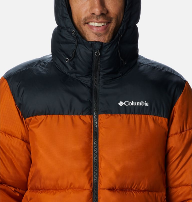 Men's Puffect Hooded Puffer Jacket, Color: Warm Copper, Black, image 4