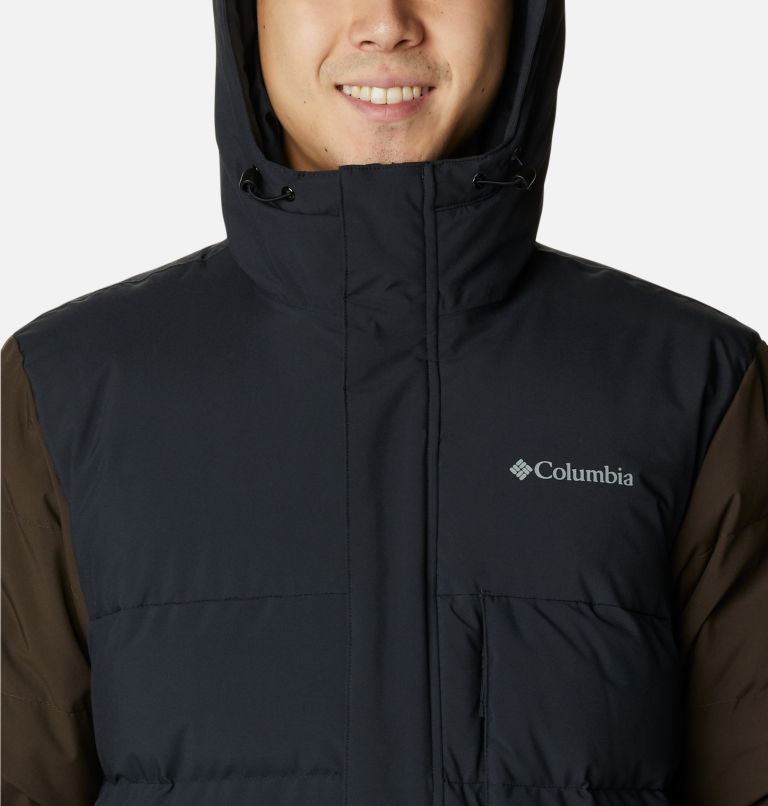 Men's Toyama Pass Down Parka, Color: Black, Cordovan, image 4