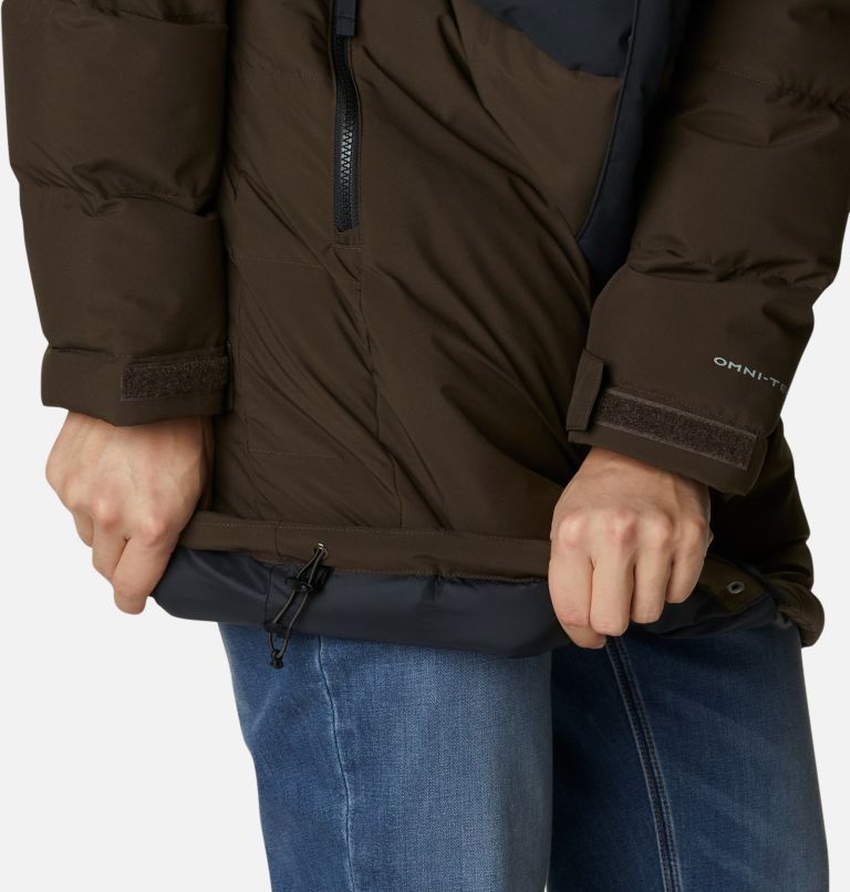 Men's Toyama Pass Down Parka, Color: Black, Cordovan, image 6