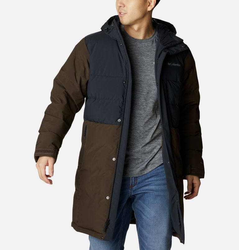 Men's Toyama Pass Down Parka, Color: Black, Cordovan, image 7