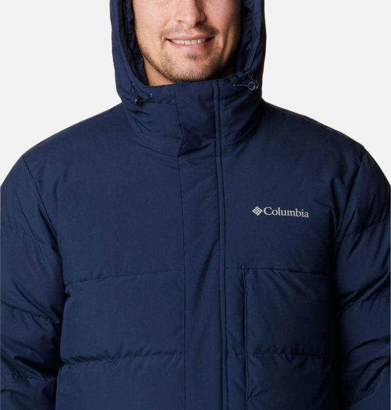 Men's Toyama Pass Down Parka, Color: Collegiate Navy, image 4