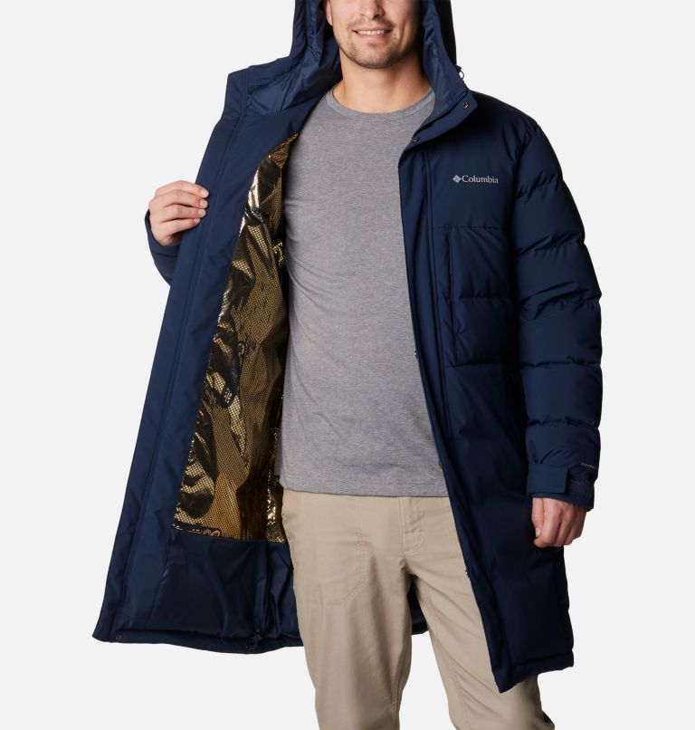 Men's Toyama Pass Down Parka, Color: Collegiate Navy, image 5