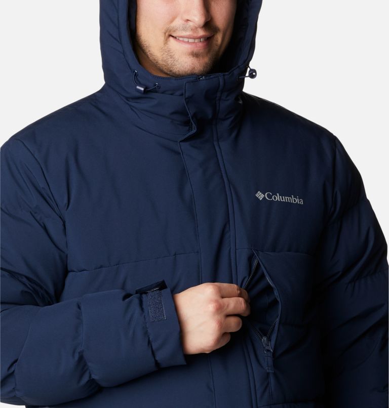 Men's Toyama Pass Down Parka, Color: Collegiate Navy, image 7