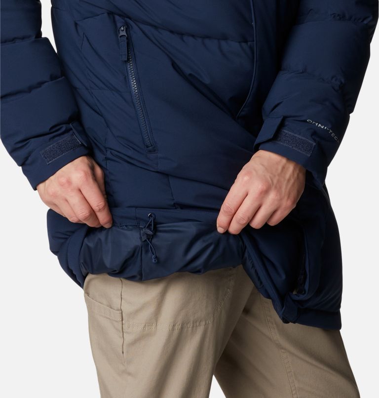 Men's Toyama Pass Down Parka, Color: Collegiate Navy, image 8