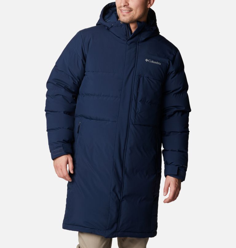 Men's Toyama Pass Down Parka, Color: Collegiate Navy, image 1