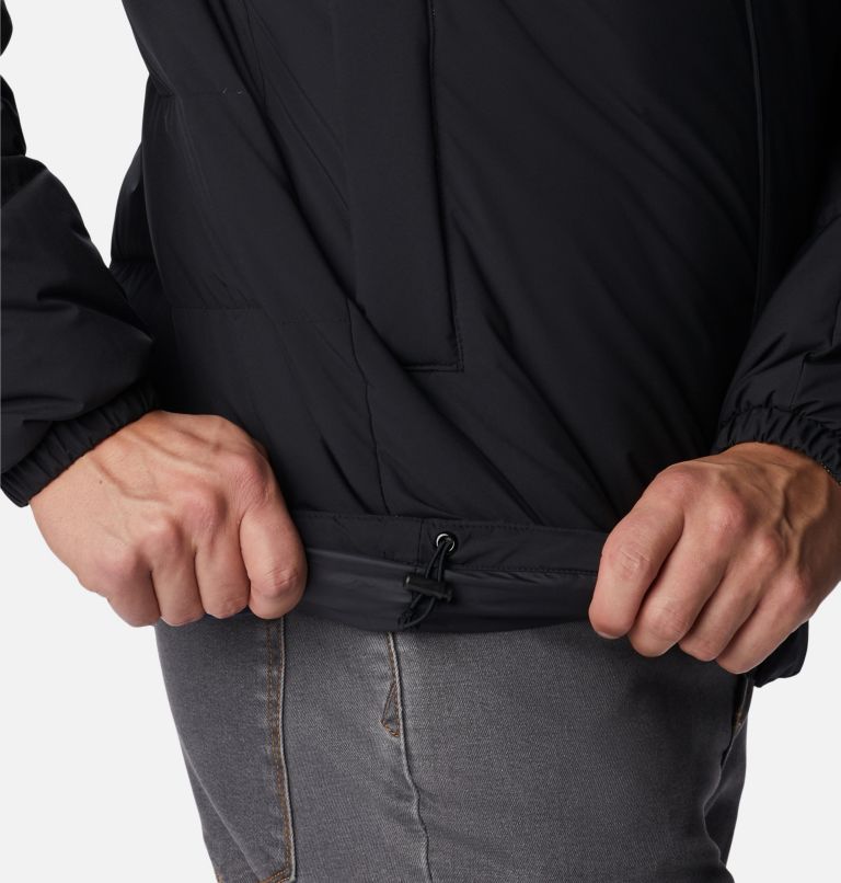 Men's Aldercrest Down Hooded Jacket, Color: Black, image 7