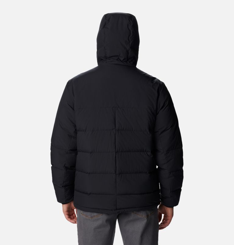Men's Aldercrest Down Hooded Jacket, Color: Black, image 2
