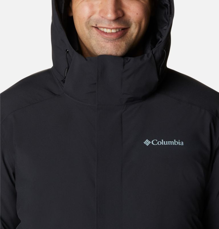 Men's Arrow Trail Insulated Parka, Color: Black, image 4