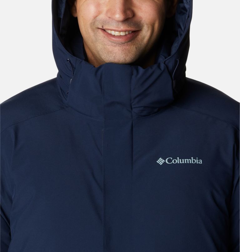 Men's Arrow Trail Insulated Parka, Color: Collegiate Navy, image 4