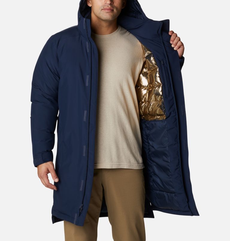 Men's Arrow Trail Insulated Parka, Color: Collegiate Navy, image 5