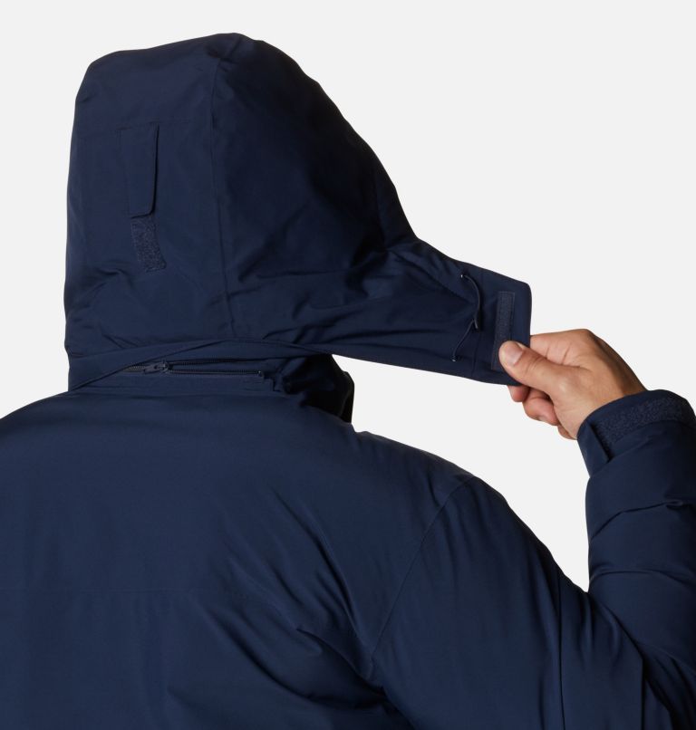 Thumbnail: Men's Arrow Trail Insulated Parka, Color: Collegiate Navy, image 7