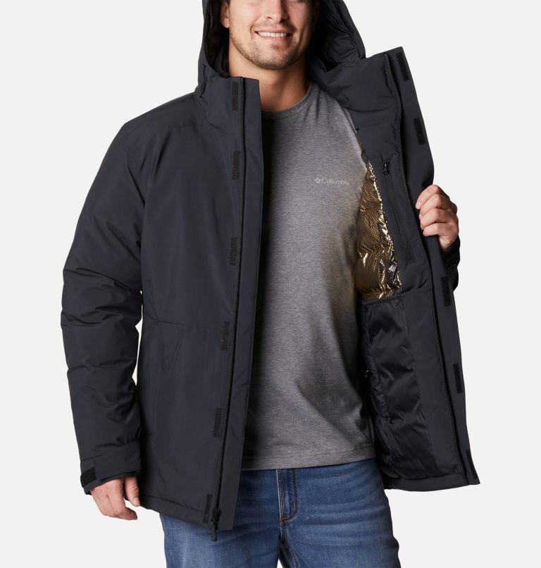 Thumbnail: Men's Arrow Trail Insulated Jacket, Color: Black, image 4