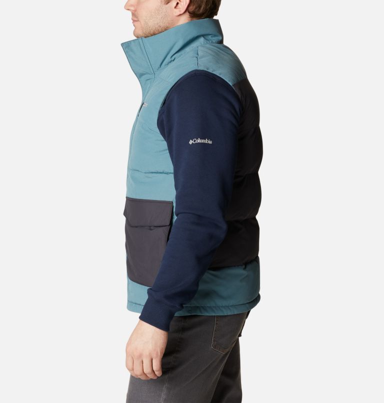 Men's Marquam Peak Fusion Insulated Vest, Color: Metal, Shark, image 3