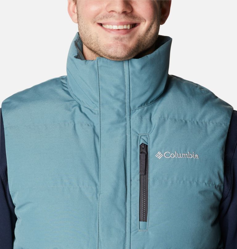 Men's Marquam Peak Fusion Insulated Vest, Color: Metal, Shark, image 4