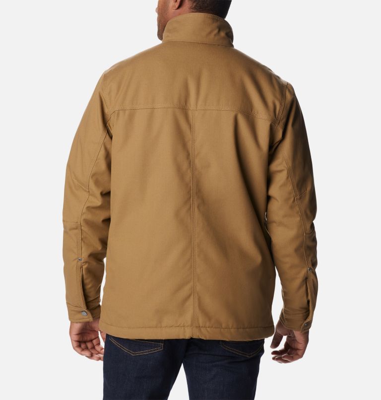 Columbia, Jackets & Coats, Columbia Men Fleece Lined Canvas Jacket Tan