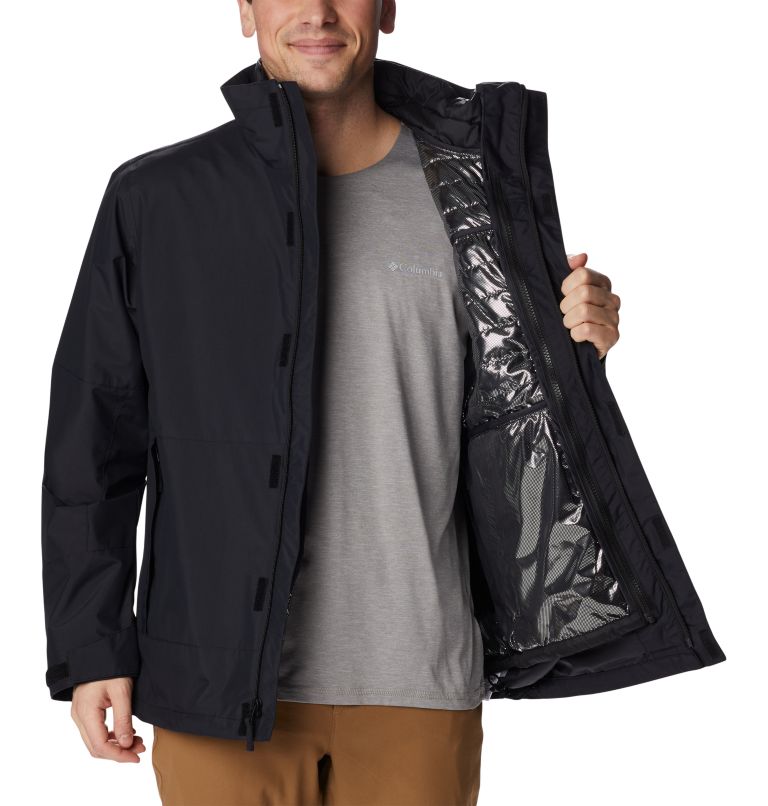 Men's Agate Alley Interchange Jacket, Color: Black, image 5
