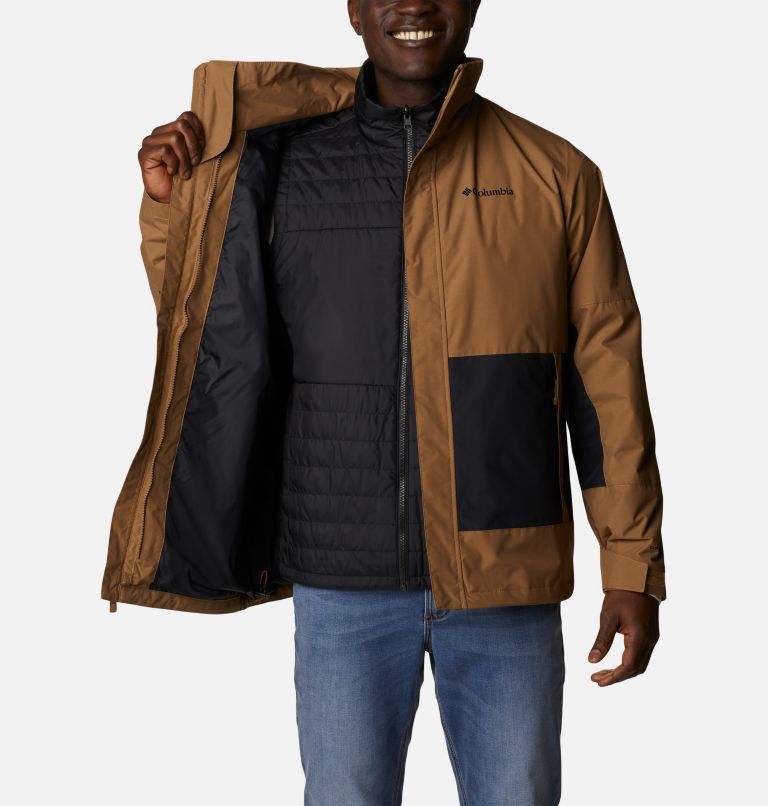 Men's Agate Alley Interchange Jacket, Color: Delta, Black, image 5