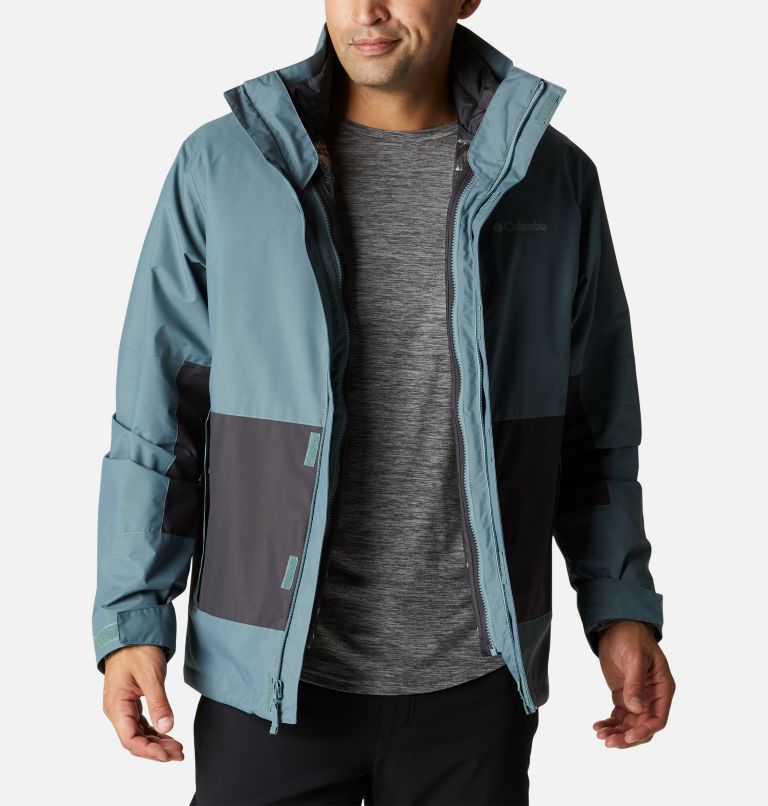 Men's Agate Alley Interchange Jacket, Color: Metal, Shark, image 13
