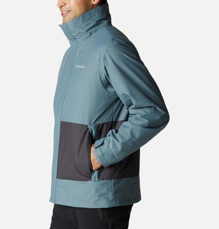 Men's Agate Alley Interchange Jacket, Color: Metal, Shark, image 3