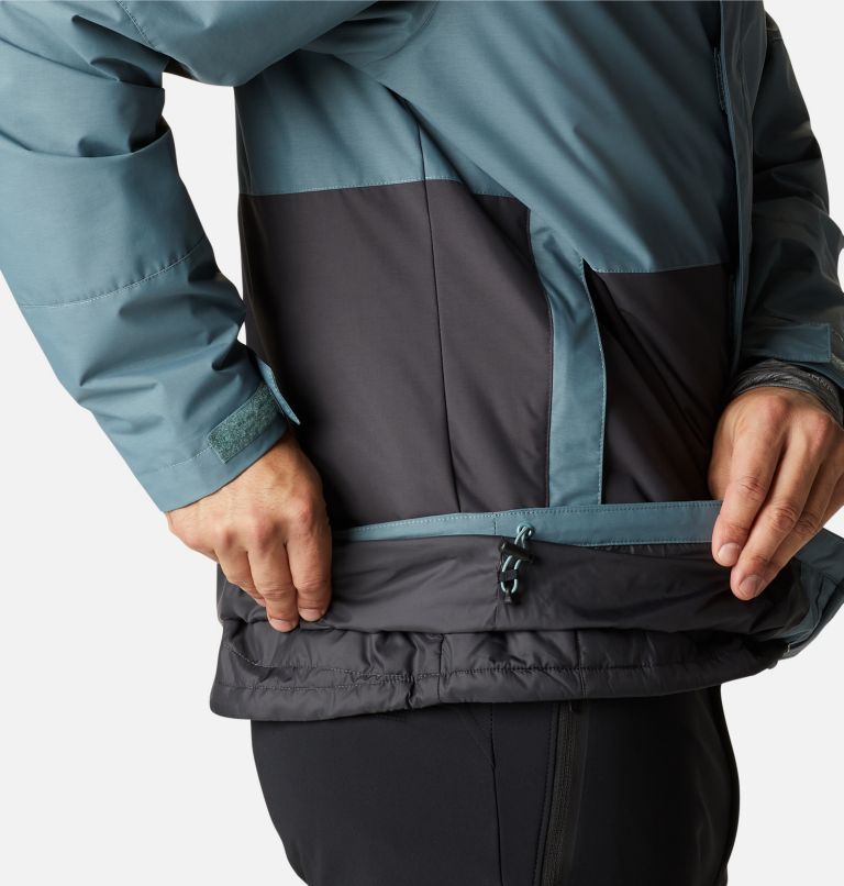 Men's Agate Alley Interchange Jacket, Color: Metal, Shark, image 7