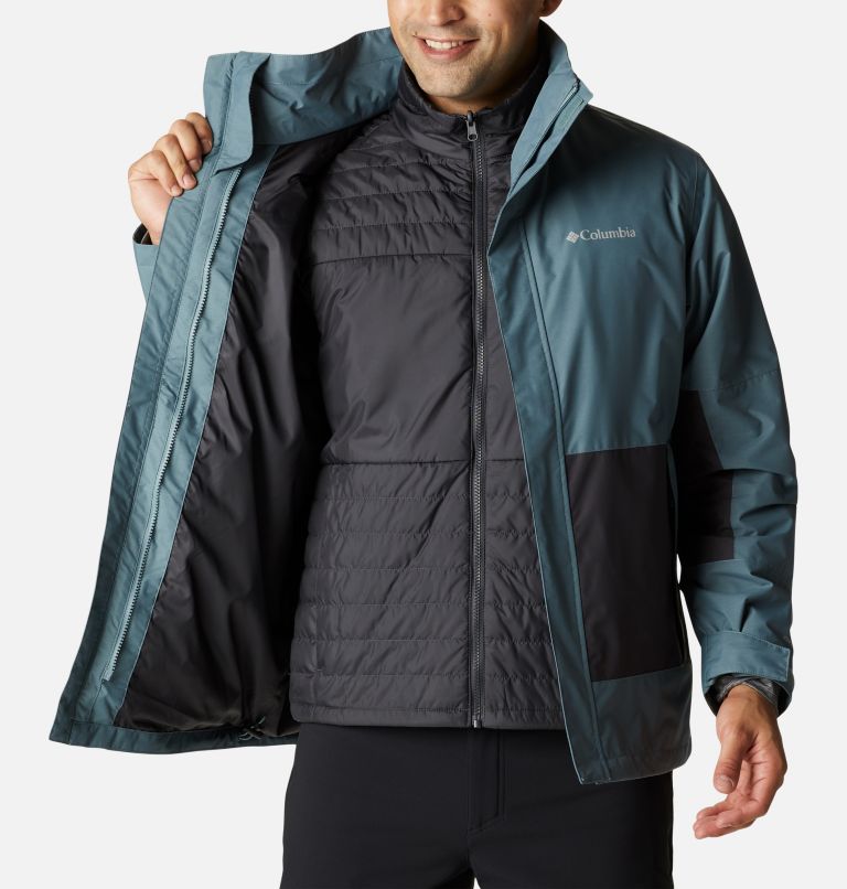Men's Agate Alley Interchange Jacket, Color: Metal, Shark, image 8