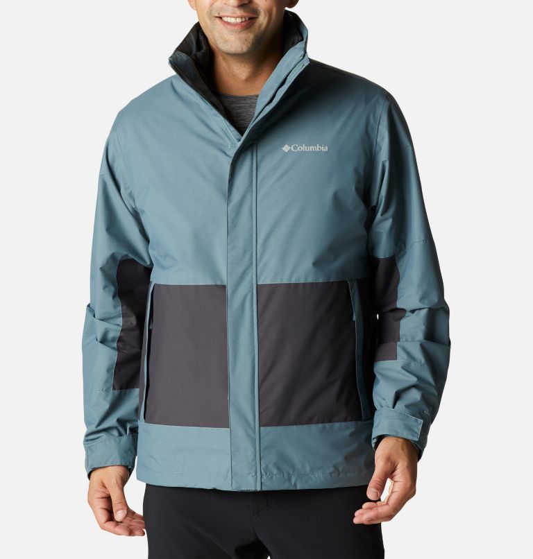 Men's Agate Alley Interchange Jacket, Color: Metal, Shark, image 1