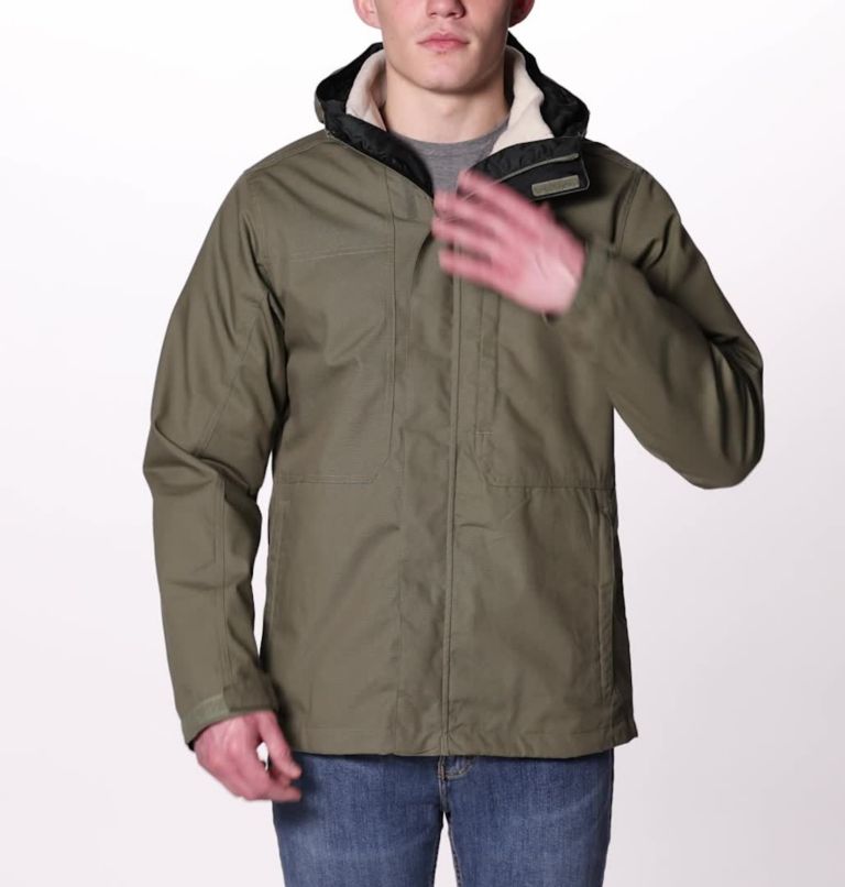 Columbia Men's Loma Vista Water-Resistant Fleece-Lined Hooded Parka