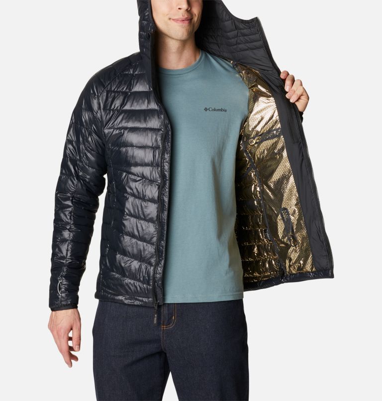 Thumbnail: Men's Platinum Peak Hooded Insulated Jacket, Color: Black, image 5