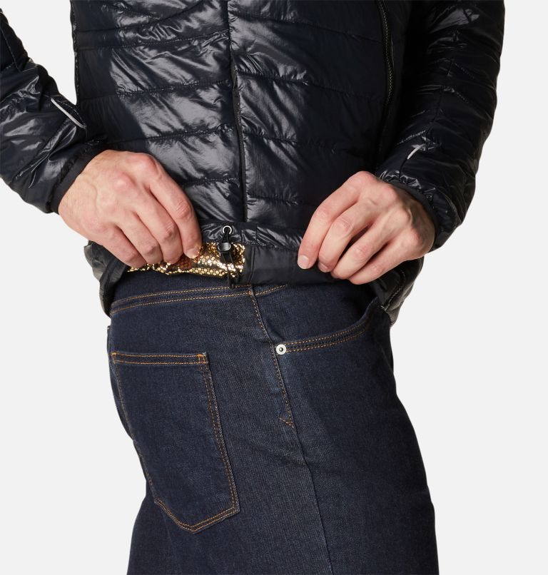 Thumbnail: Men's Platinum Peak Hooded Insulated Jacket, Color: Black, image 7