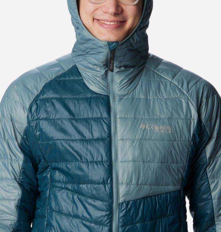 Platinum Peak Hooded Jacket | 414 | XXL, Color: Night Wave, Metal, image 4