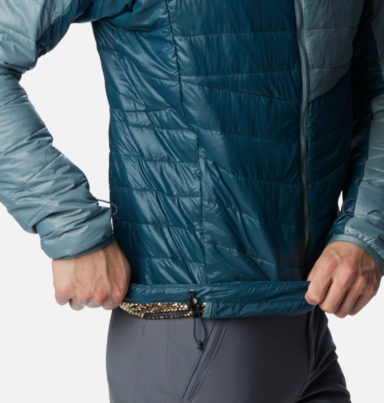 Platinum Peak Hooded Jacket | 414 | XXL, Color: Night Wave, Metal, image 8