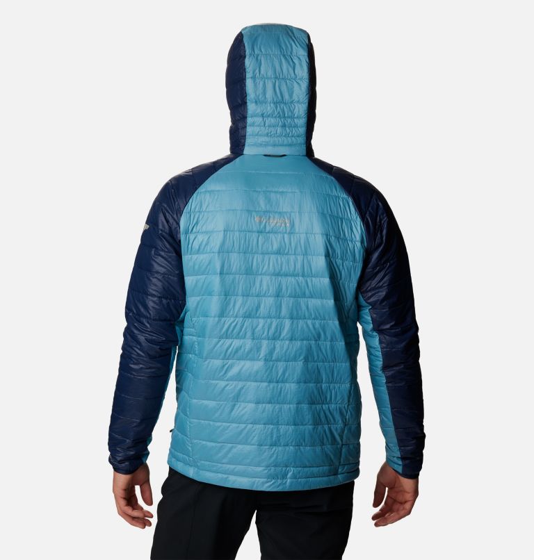 Platinum Peak Hooded Jacket | 424 | L, Color: Shasta, Collegiate Navy, image 2