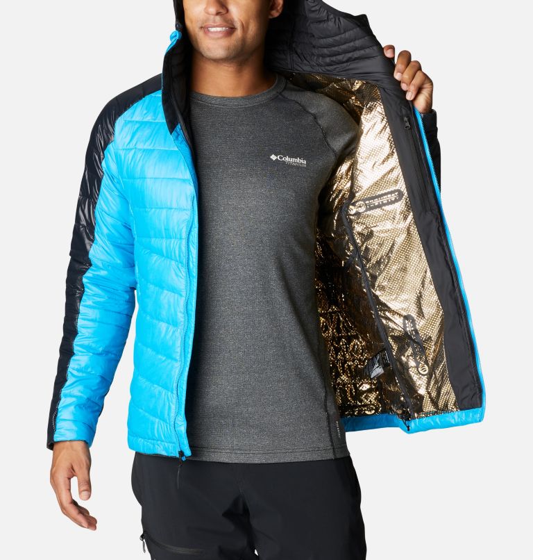 Platinum Peak Hooded Jacket | 491 | XL, Color: Compass Blue, Black, image 5