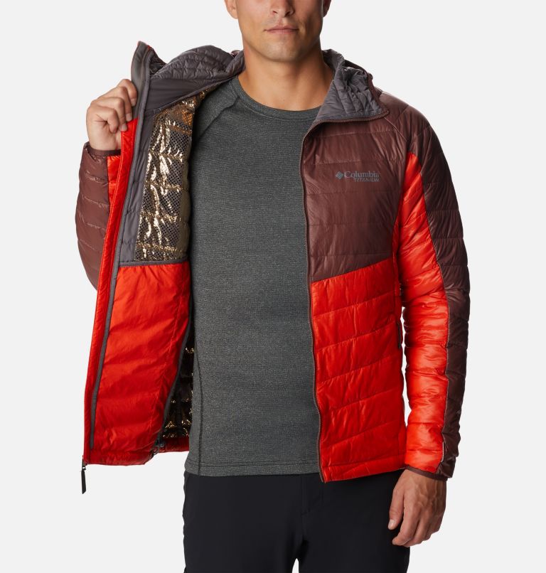 Platinum Peak Hooded Jacket | 839 | S, Color: Spicy, Light Raisin, image 7