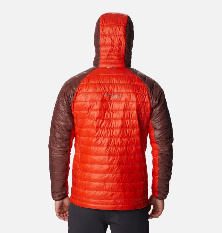 Thumbnail: Men's Platinum Peak Hooded Insulated Jacket, Color: Spicy, Light Raisin, image 2