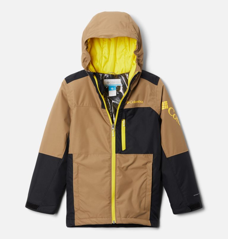 Thumbnail: Youth Timberturner II Waterproof Ski Jacket, Color: Delta, Black, image 1