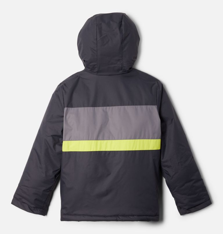 Kids' Valley Runner Jacket, Color: Shark, City Grey, Radiation, image 2