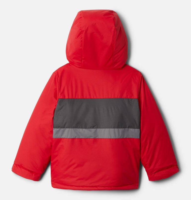 Toddler Valley Runner Jacket, Color: Mountain Red, Shark, City Grey, image 2