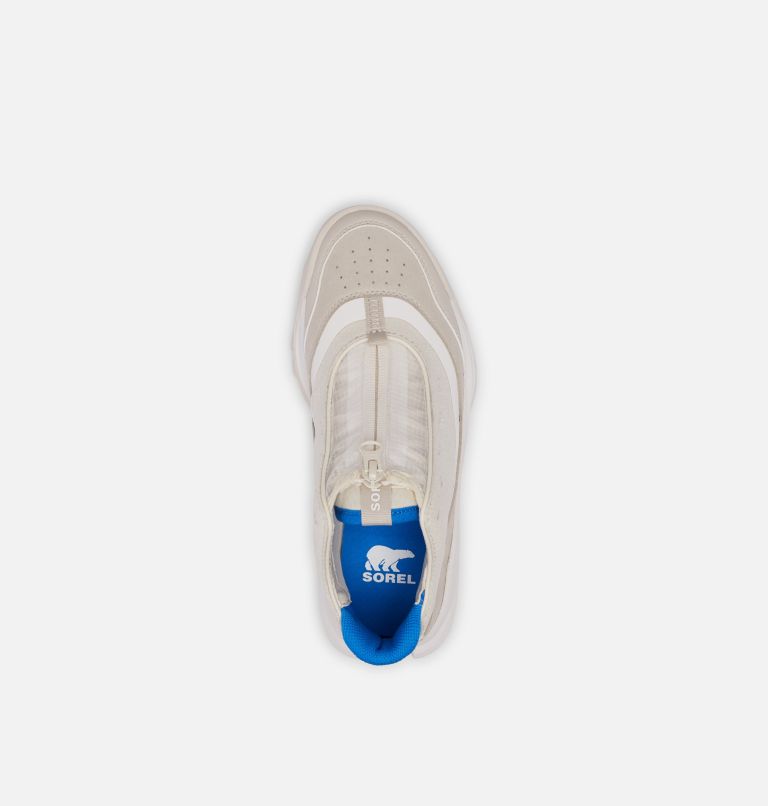 Women's ONA 718 Mid Sneaker, Color: Chalk, Hyper Blue, image 5