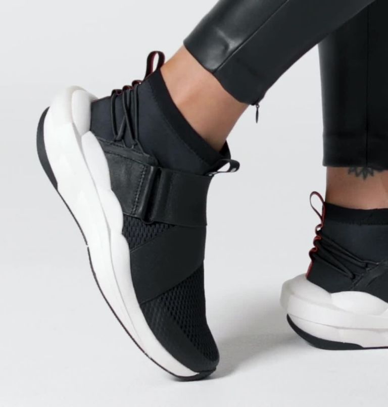 Thumbnail: Explorer Defy Mid Sneaker für Frauen, Color: Black, Sea Salt, image 2