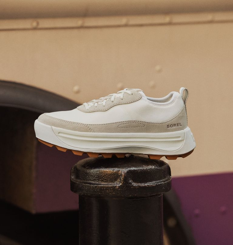 Women's ONA 503 Low Sneaker, Color: Sea Salt, Dark Stone, image 9